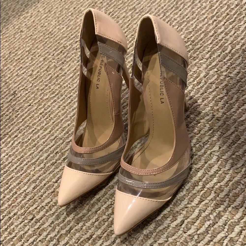 Nude Patent High Heel Stilleto